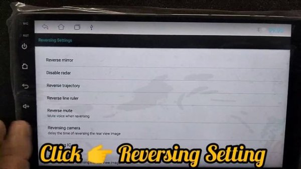 Back Camera setting in TS7 Android Car stereo. Reverse camera Rear Delay problem in TS7 Android uni