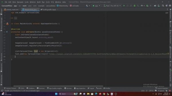 Android Studio Carousel Implementation Tutorial | Why Not! Image Carousel! Library | Java Tutorial