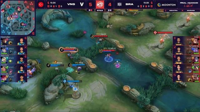 MTC Türkiye Şampiyonası 1. Sezon Yarı Final 2. Maç | VNS vs BRA смотреть онлайн