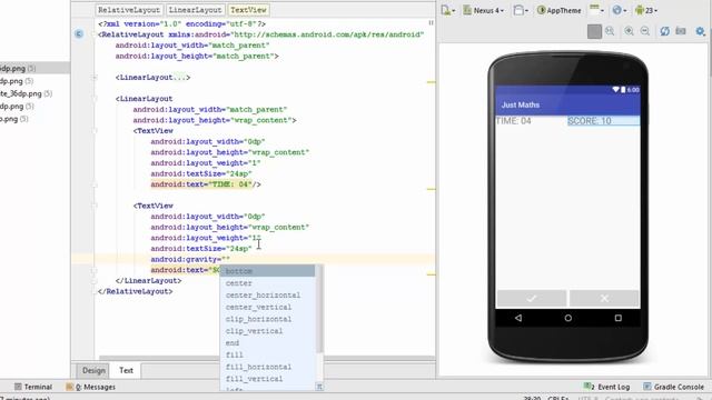 Android App Screen Design Tutorial Using Relative Layout and Linear Layout With Examples - #8 смотреть онлайн
