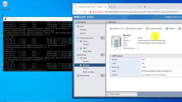 Free ESX virtual machine backup ( Snapshot/VCB) смотреть онлайн