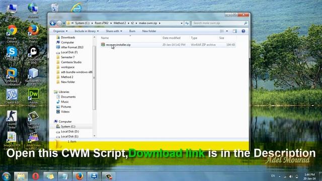 Flash & Install .img Recovery File via CWM смотреть онлайн