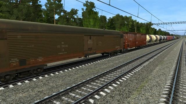 Trainz 🚅 "СИНАРЫ" Электровозы 2ЭС6 с грузовым поездом смотреть онлайн
