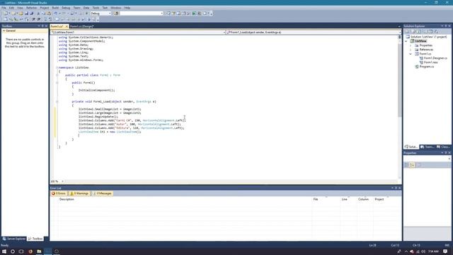 Tutorial C#: Cum sa creezi o aplicatie ListView смотреть онлайн