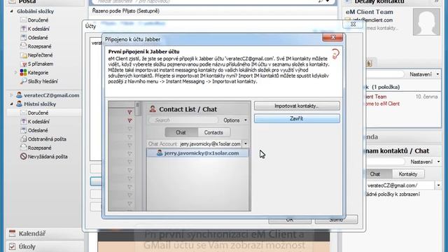 eM Client synchronizace s GMail účtem смотреть онлайн