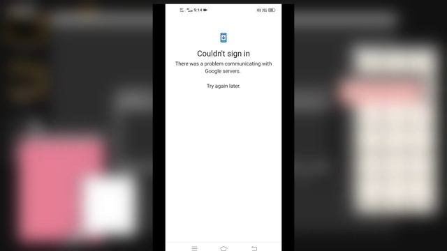 Couldn't sign in Google Problem fix | There was a problem Communication with Google server Problem смотреть онлайн