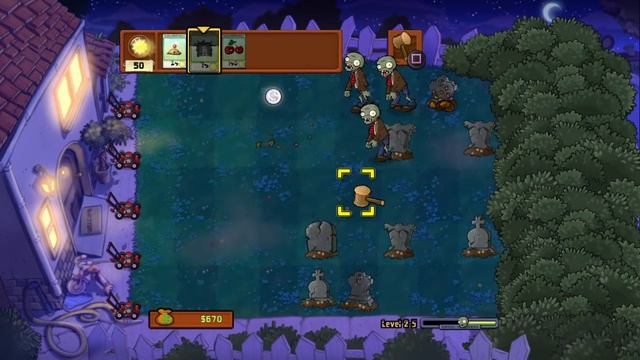Plants vs. Zombies | Night | Level 2-5 (Xbox 360/PlayStation) смотреть онлайн