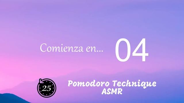 Pomodoro Timer 25/5 ASMR| ☔💻Rainy afternoon and study смотреть онлайн