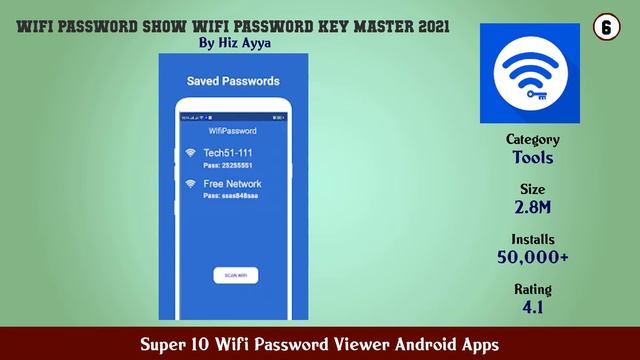Super 10 Wifi Password Viewer Android Apps смотреть онлайн