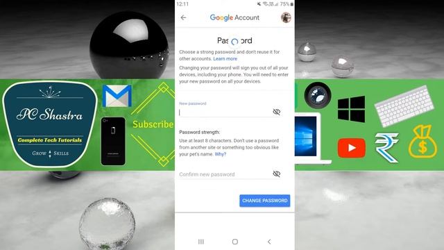 How to Change Gmail Password on Android смотреть онлайн