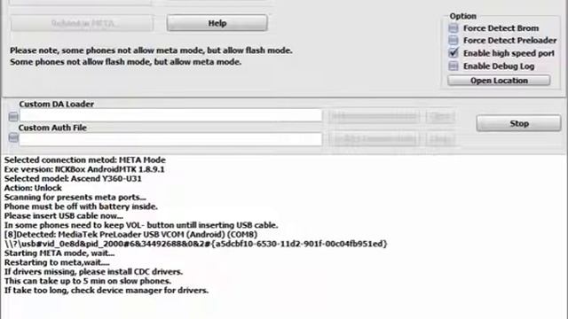 How to Unlock Huawei Y360 U31 With NCK BOX Full Tutorial смотреть онлайн