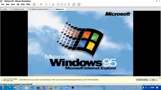 Windows 95! (How to install on VMware!) смотреть онлайн