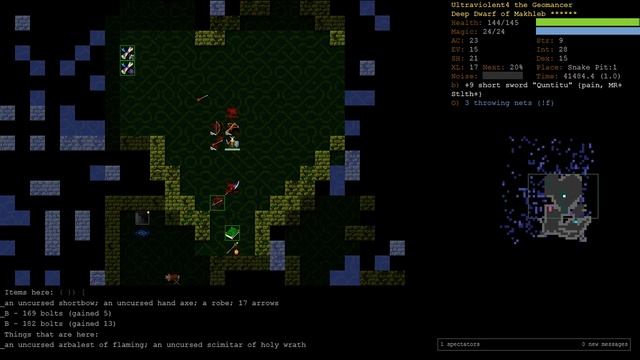 Deep Dwarf Earth Elementalist Part 6 - Dungeon Crawl Stone Soup смотреть онлайн