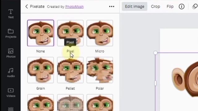 Easily Turn any image into a Pixel Art effect using Canva смотреть онлайн