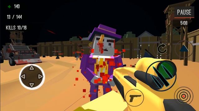 Pixel Survival Dead Zombie City Strike Combat - Android Gameplay #7 смотреть онлайн