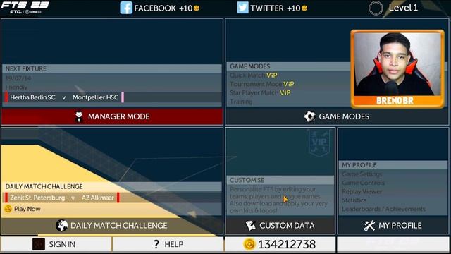 FTS 23 EUROPEU - MOBILE ATUALIZADO COM MULTIPLACARES + GRÁFICOS EM 4K смотреть онлайн
