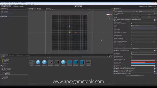 Unity Tutorial Apex Path Grid positioning and Size смотреть онлайн
