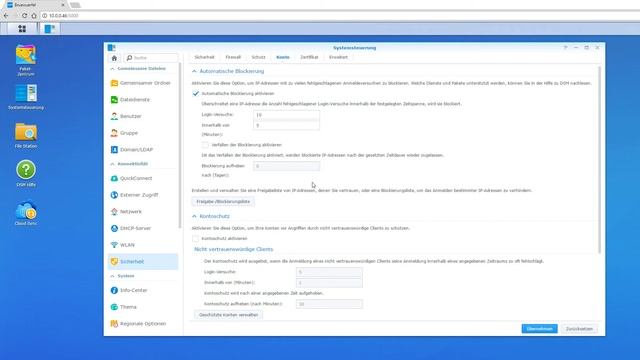 Synology Diskstation DS1815+ - Teil #13 Sicherheit auf der Diskstation erhöhen смотреть онлайн