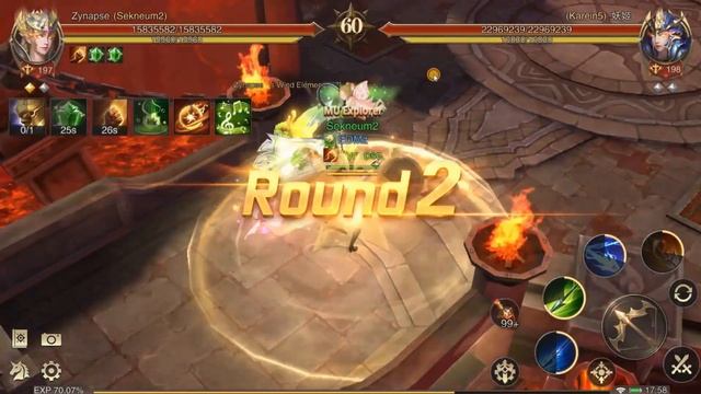 MU Archangel | 34M CP ELF vs 55.39M CP WIZ | Chrysos PVP Arena смотреть онлайн