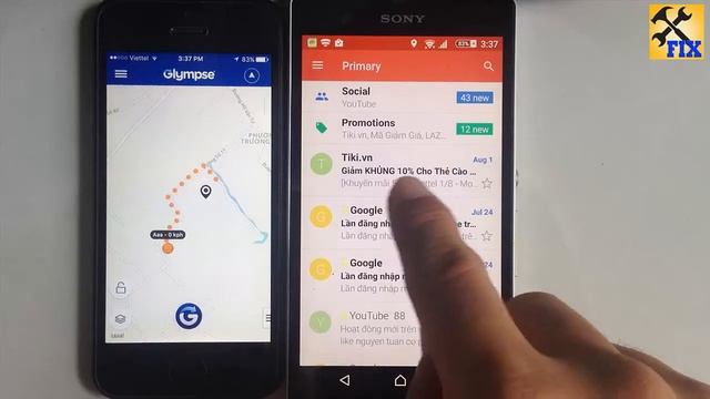 Share your GPS Coordinates from your iPhone or Android with Glympse смотреть онлайн