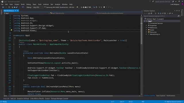 Xamarin Android Tutorial 01 - Getting Started смотреть онлайн