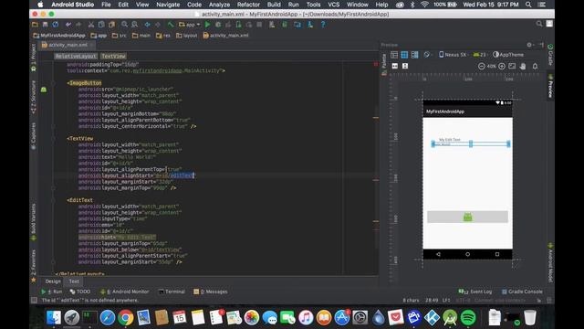 Android Tutorial: Relative Layout смотреть онлайн