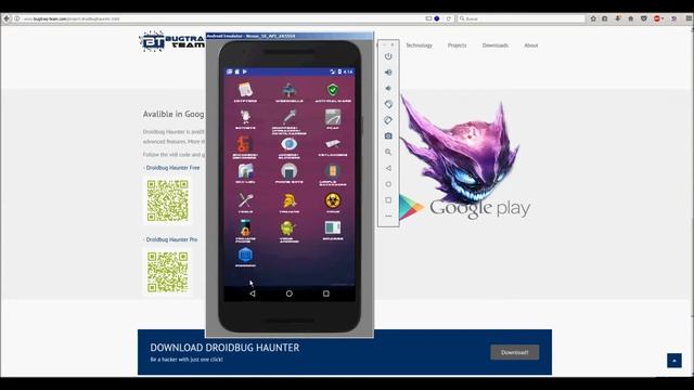 Droidbug malware Haunter Android laboratory APK - Presentation смотреть онлайн