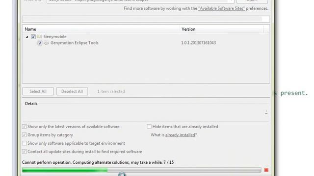 how to install Genymotion emulator and configure it to run inside Eclipse IDE смотреть онлайн