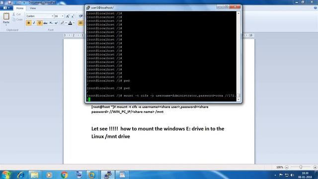 Linux Mount & UNMount file system смотреть онлайн