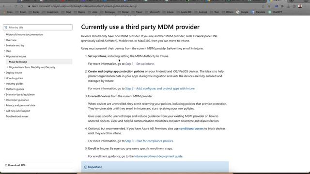 MS96 - Intune Migration Guidance смотреть онлайн