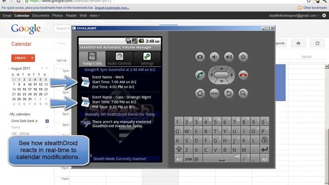 stealthDroid Automatic Volume Manager for Android смотреть онлайн