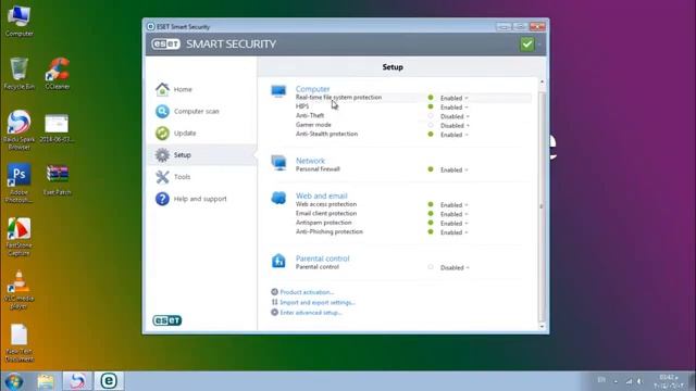 تفعيل أقوى برامج الحماية eset smart security 7 للابد смотреть онлайн