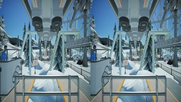 3D VR VIDEOS 379 SBS Virtual Reality Video 2k google cardboard roller coaster