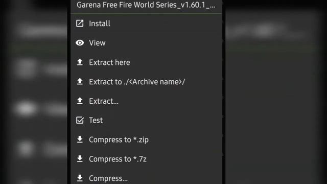 How to open the free fire apk file in zachiver/how to freefire zip file смотреть онлайн