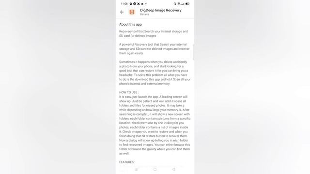 Android App to Recover Deleted Photos | DigDeep Image Recovery смотреть онлайн