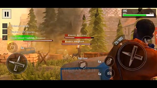 Combat Shooter | WW2 Android Gameplay - Chapter 1 Mission 1-7 смотреть онлайн