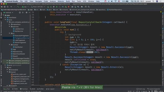 모던 안드로이드 #27 [지속적인 백그라운드 작업과 UI 연동을 위한 솔루션] 4. 오랜 동작 종료 후 서비스 종료 смотреть онлайн