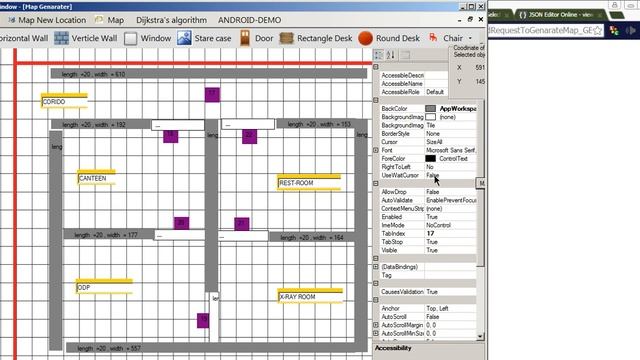 indoor navigation system service side in C# смотреть онлайн