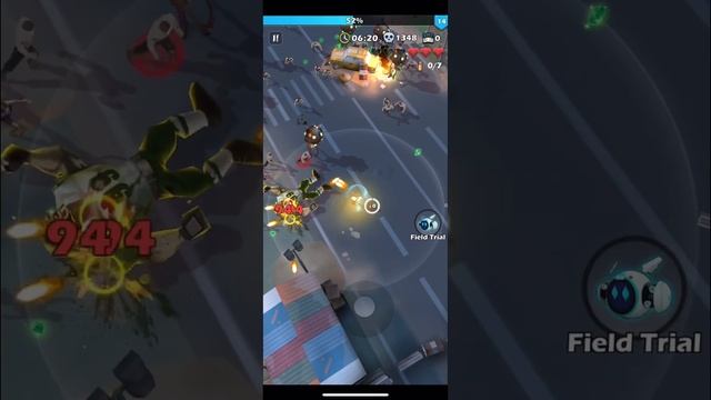 Zombie Waves Gameplay Part 1 | Stage 1 Gameplay (iOS) смотреть онлайн