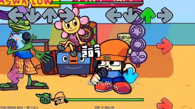 Prince Fleaswallow and PaRappa the Rapper Sing Stress (Friday Night Funkin' X PaRappa) смотреть онлайн