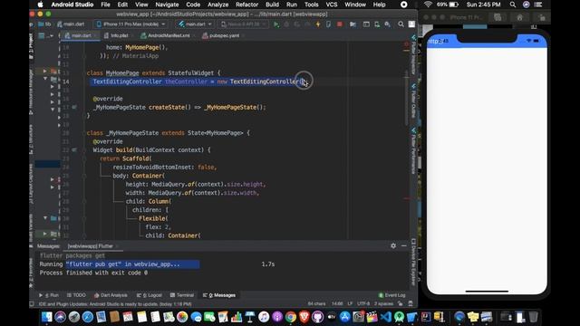 Flutter: WebView | Browser App using Flutter | Website To App смотреть онлайн