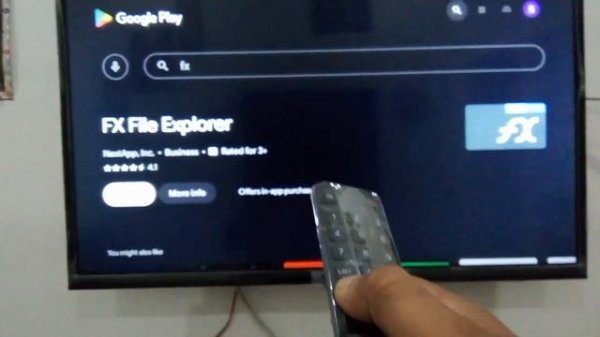 Smart TV me file manager kaise chalaye | How to install fx file explorer in android tv