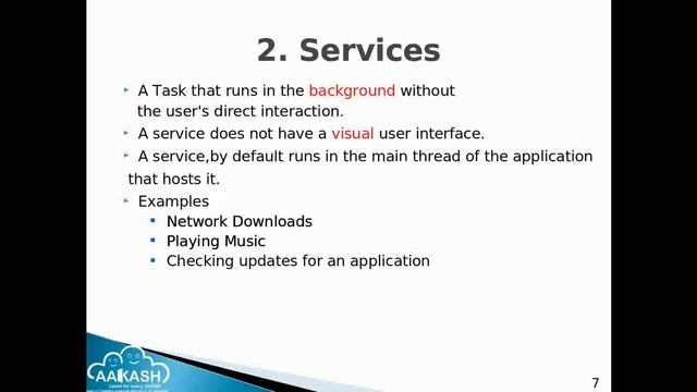 Android Services part 1 смотреть онлайн