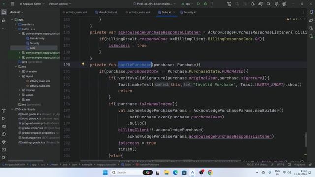 Google Play Billing Library | version 6.1.0 | In App Subscription 2024 | Android KOTLIN смотреть онлайн