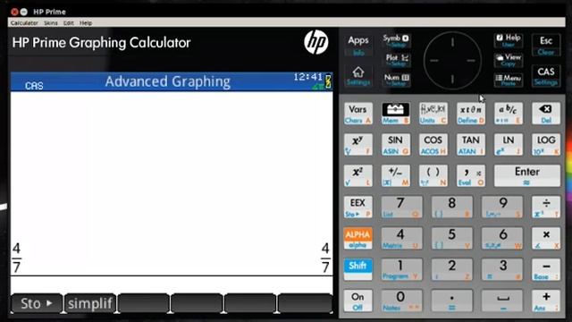 HP Prime Graphing Calculator, Different Views смотреть онлайн