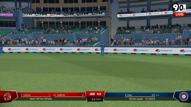 TAMIL YOUTUBERS vs INDIA in Cricket 22 | Cricket 22 tamil | Tamil Famous Youtubers | 90s Jo gaming смотреть онлайн