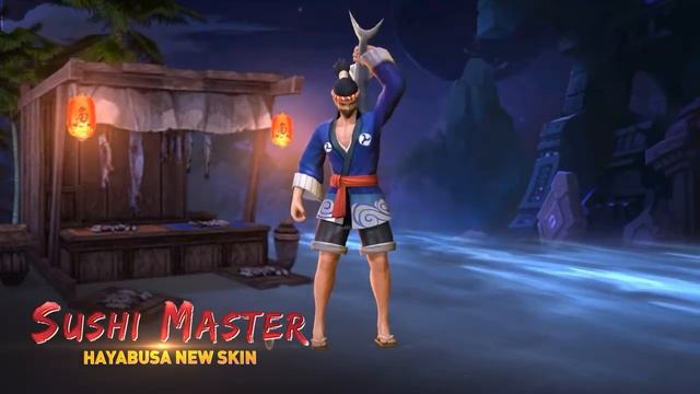 Mobile Legends: New Skins - Sushi Master Hayabusa & Summer Festival Kagura Gameplay Android/iOS смотреть онлайн