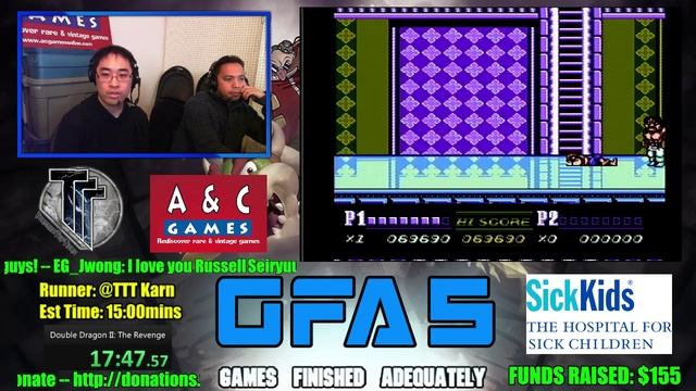 GFA5 - Double Dragon 2: Revenge смотреть онлайн
