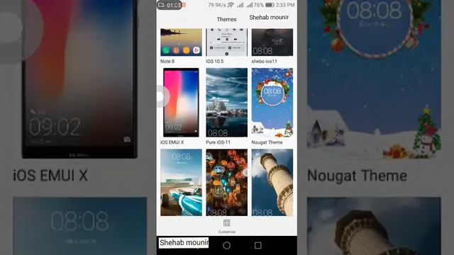 Oreo theme for Huawei devices, Android 8.1,8, theme for Huawei devices смотреть онлайн