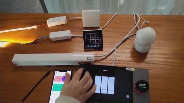 Smart Home Control Panel WiFi+Ethernet + Zigbee Communication смотреть онлайн